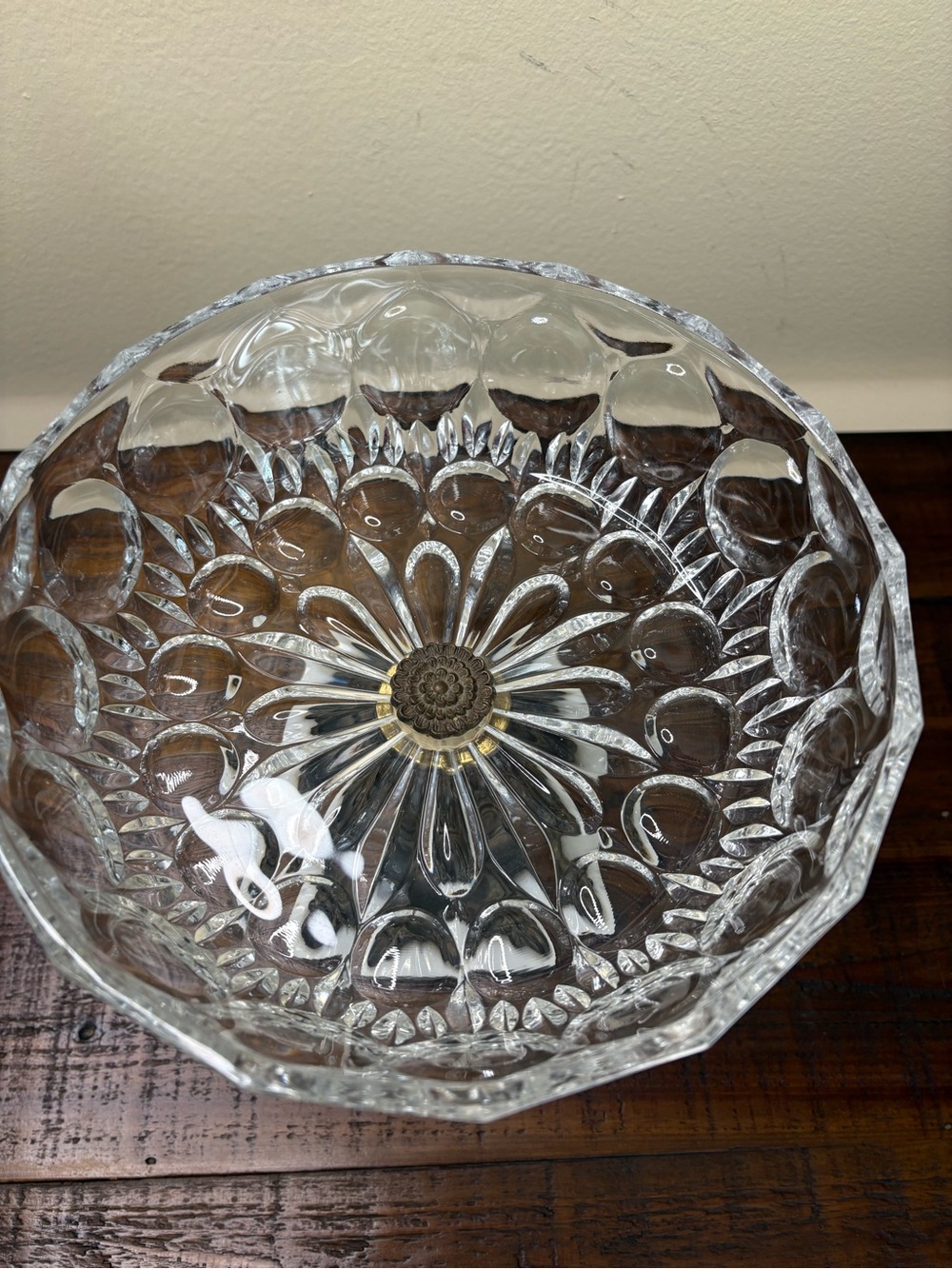 Vintage Hollywood Regency Style Compote Dish / Centerpiece - Picture 4 of 9